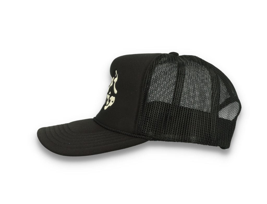 Trucker Cap Free & Easy Don't Trip Black/Black - LOKK