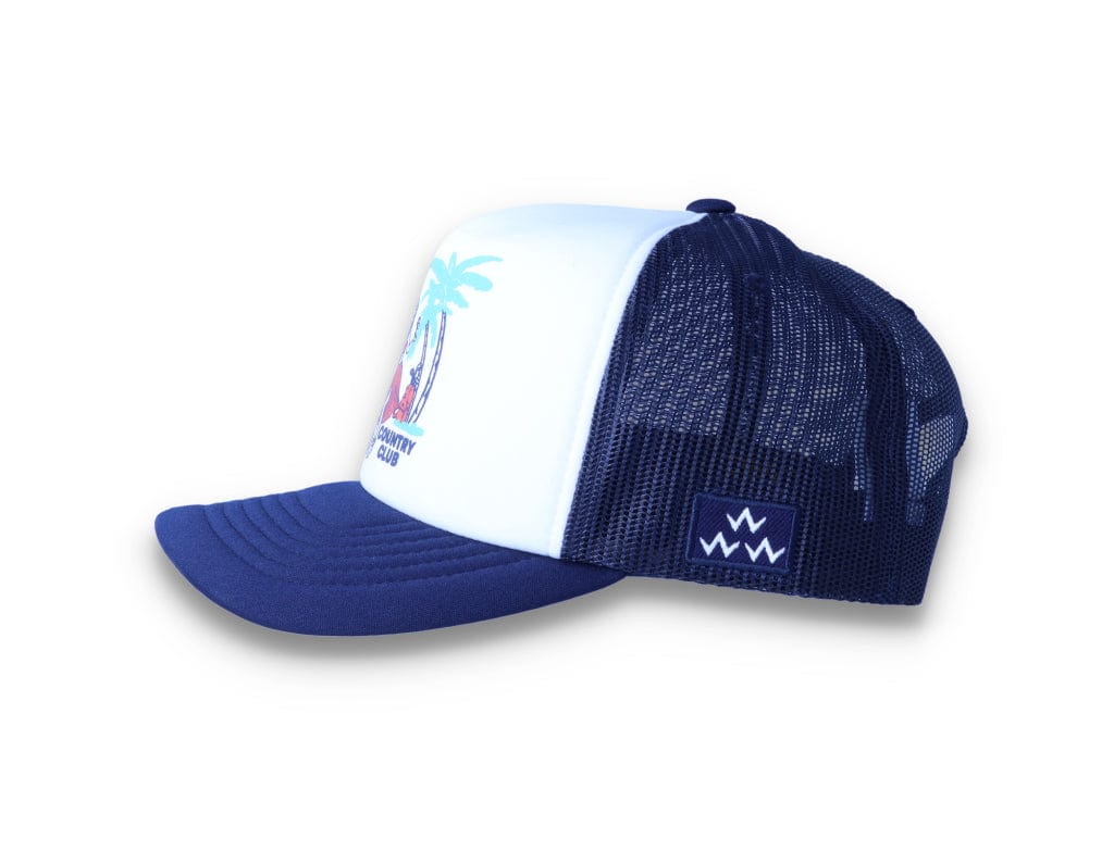Trucker Cap Aloha Club White/Navy - LOKK