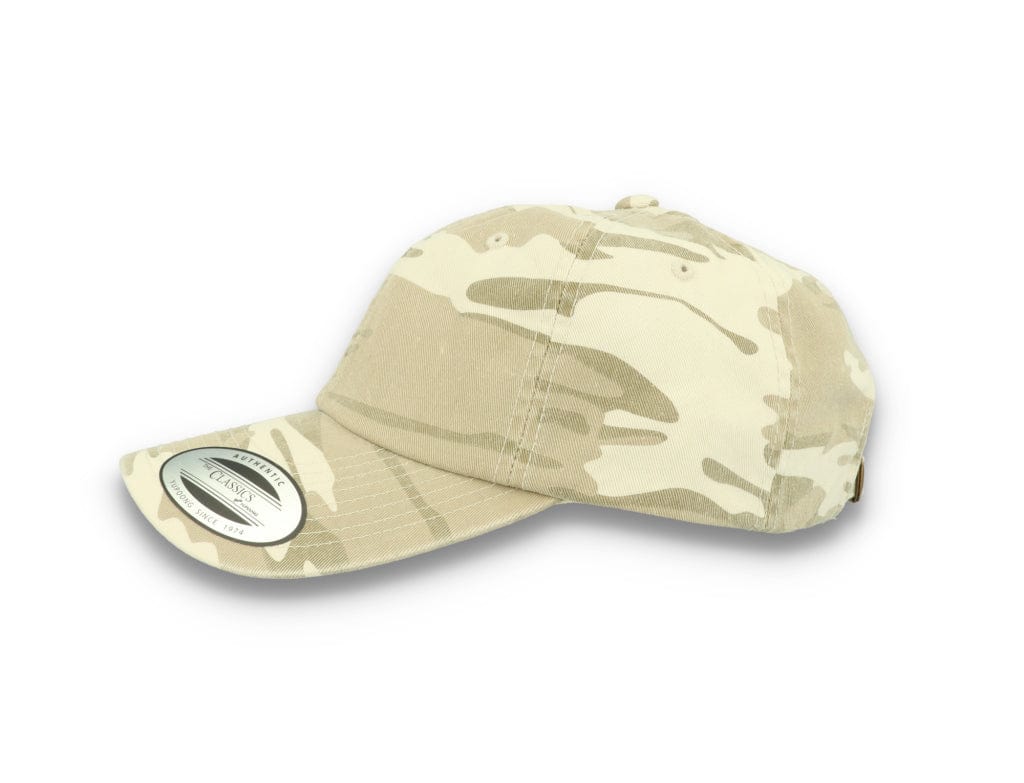 Low Profile Camo Washed Cap 6245CW Desert Camo - LOKK