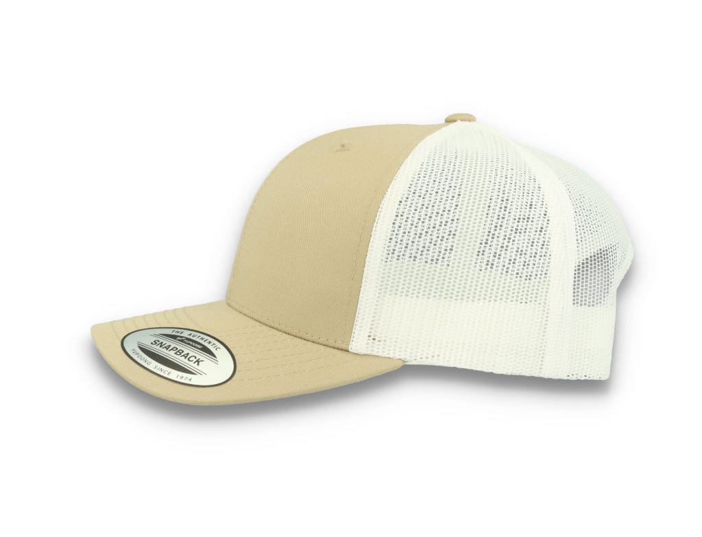 Flexfit 6606T Retro Trucker Khaki/White - LOKK