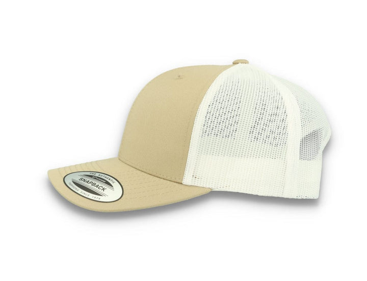 Flexfit 6606T Retro Trucker Khaki/White - LOKK