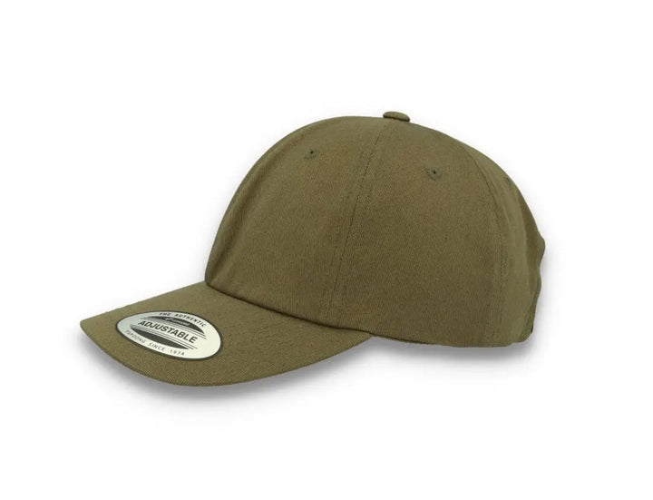Buck Green Dad Cap Low Profile Cotton Twill - Yupoong 6245CM Buck - LOKK