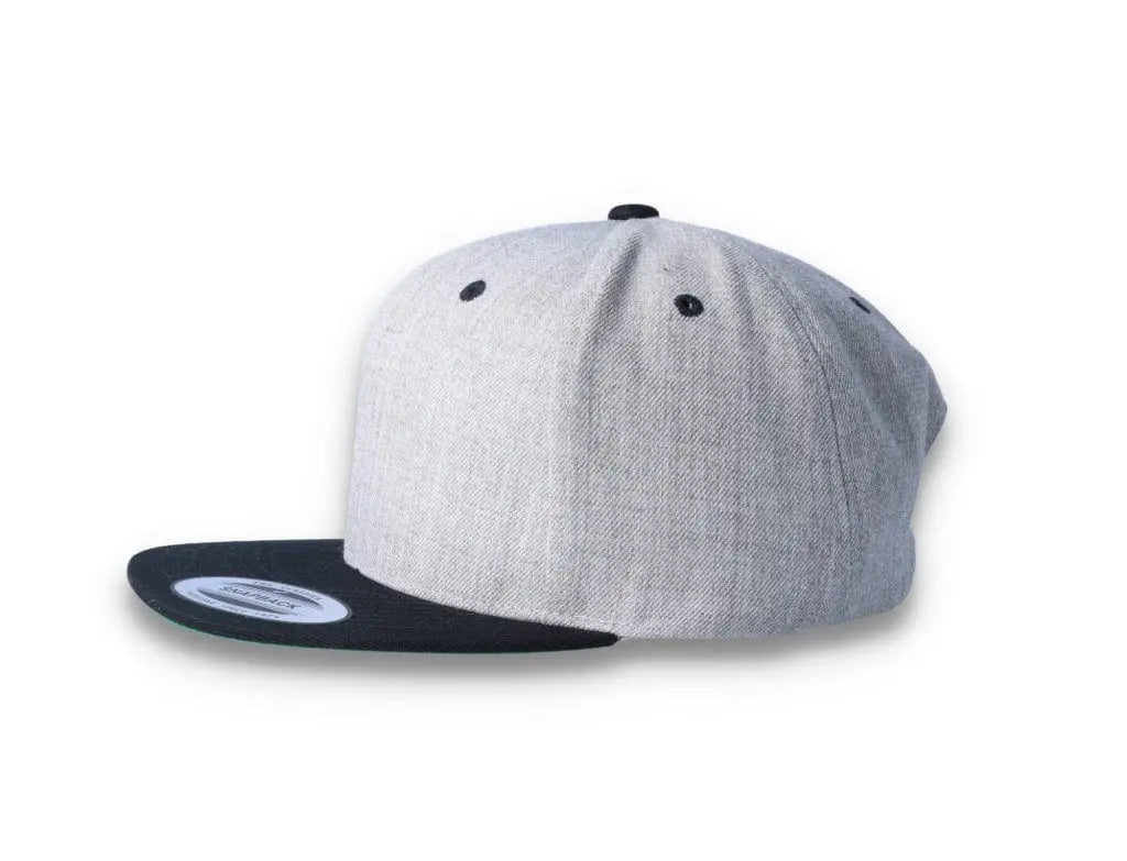 Yupoong Classic Snapback 6089MT Heather Grey/Black - LOKK