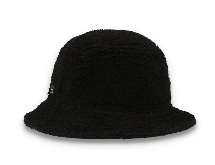 Bucket Hat Womens Borg Black - LOKK