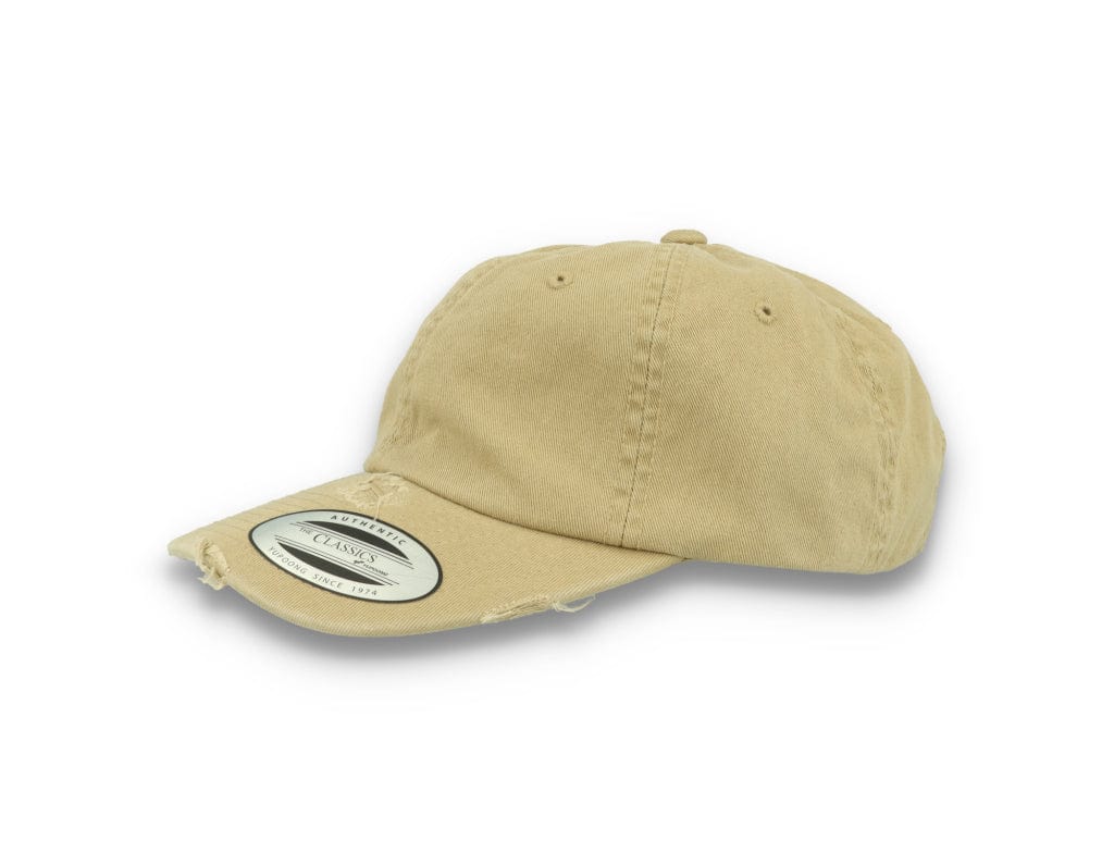 Low Profile Destroyed Cap Khaki 6245DC - LOKK