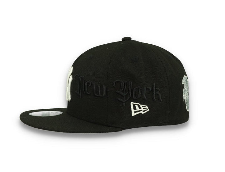 59FIFTY Script New York Yankees Black/White - LOKK