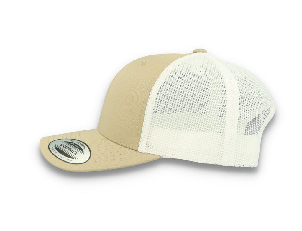 Flexfit 6606T Retro Trucker Khaki/White - LOKK