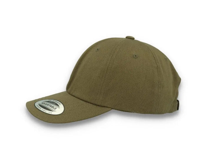 Buck Green Dad Cap Low Profile Cotton Twill - Yupoong 6245CM Buck - LOKK