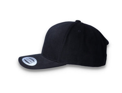 Black Velcro Cap - Twill Baseball - Yupoong 6363V