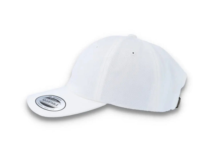 White Dad Cap Low Profile Cotton Twill - Yupoong 6245CM - LOKK