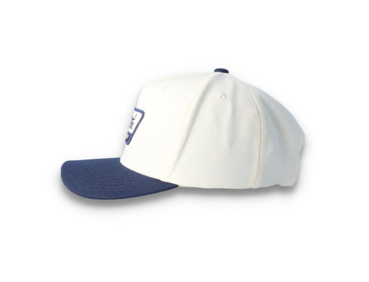 Snapback Cap White/Navy Linwood - LOKK