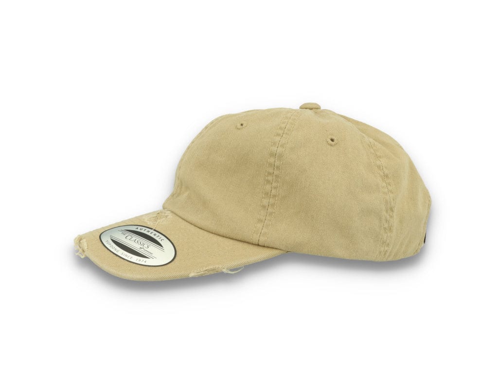 Low Profile Destroyed Cap Khaki 6245DC - LOKK