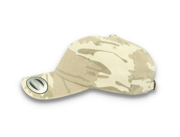 Low Profile Camo Washed Cap 6245CW Desert Camo - LOKK
