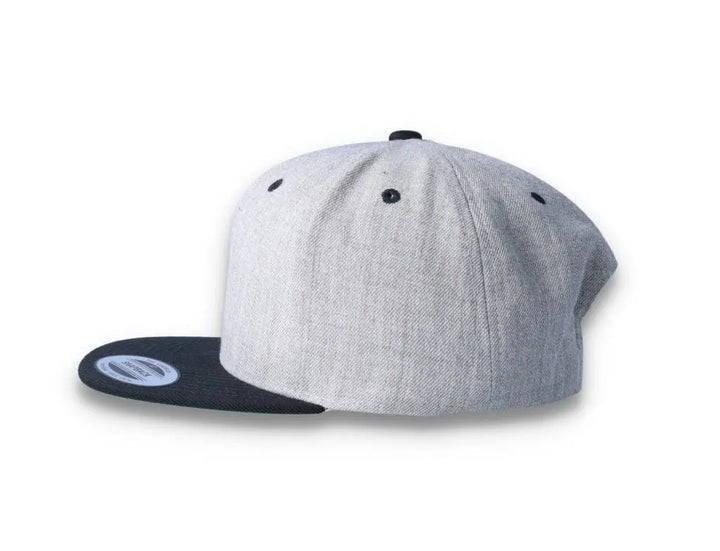 Yupoong Classic Snapback 6089MT Heather Grey/Black - LOKK
