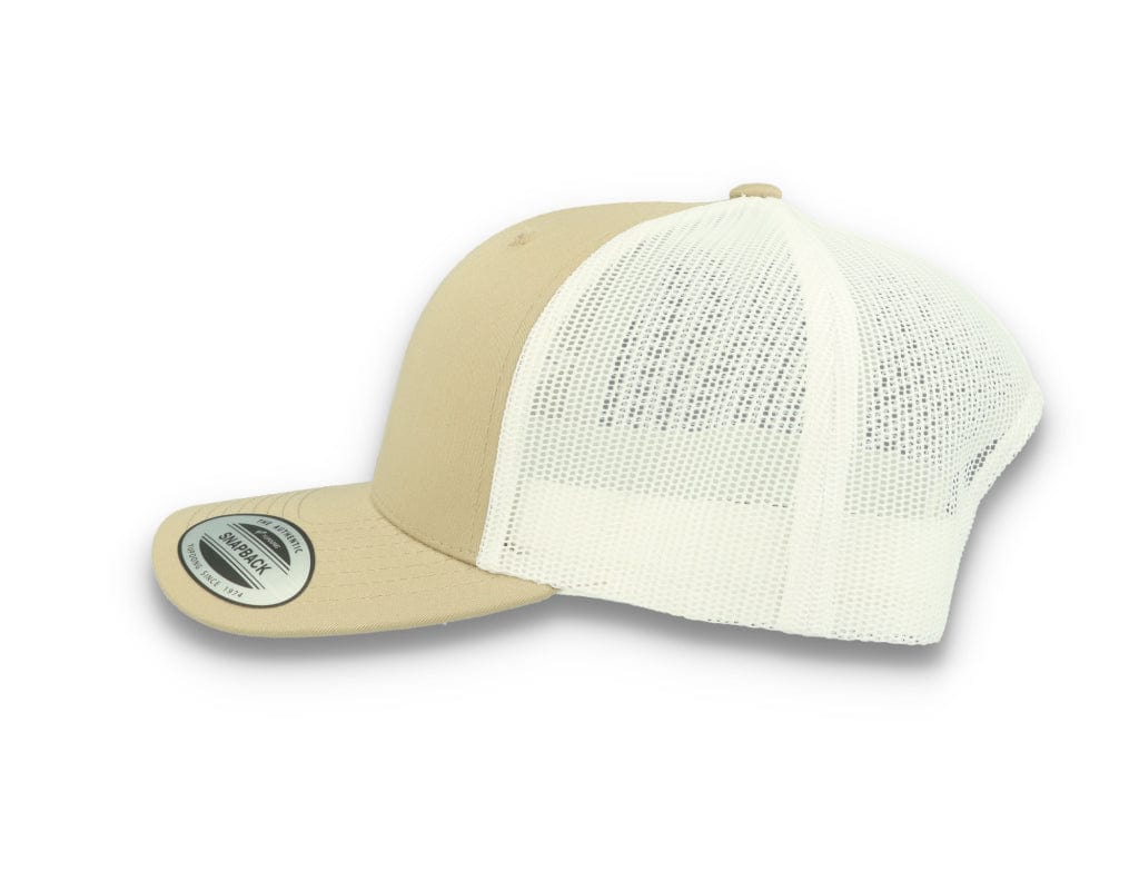 Flexfit 6606T Retro Trucker Khaki/White - LOKK