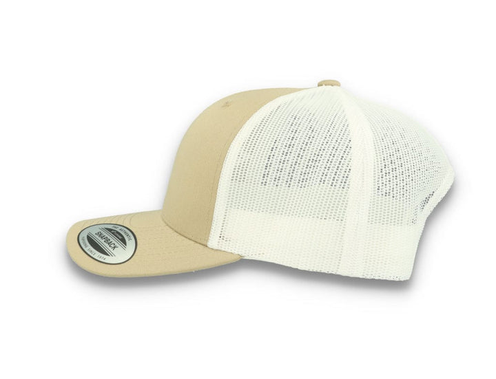 Flexfit 6606T Retro Trucker Khaki/White - LOKK