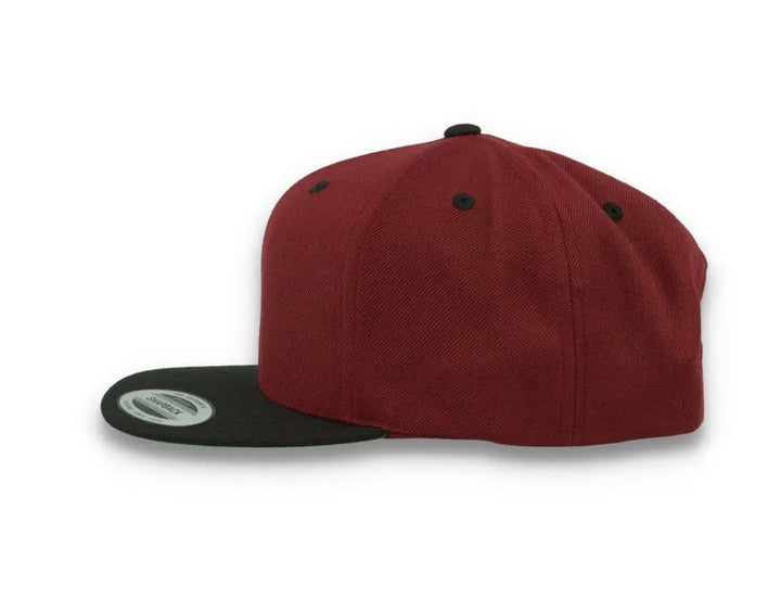 Yupoong Classic Snapback 6089MT Maroon/Black - LOKK