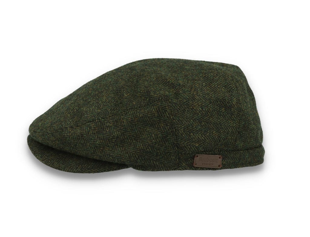 Barbour Barlow Flat Cap Grey Herringbone - LOKK