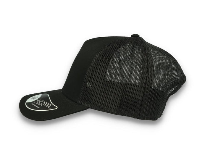 Trucker Cap Black/Black Atlantis Rapper Cotton - LOKK