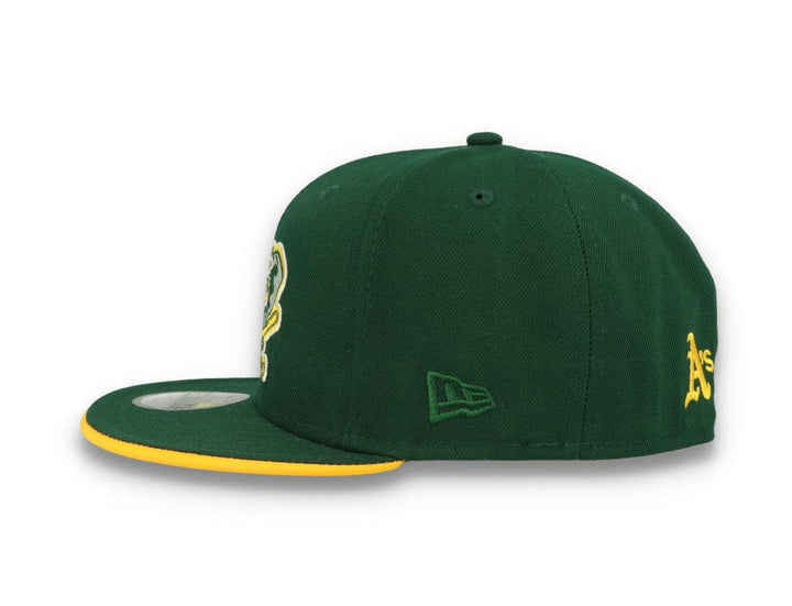 59FIFTY Team Colour Split Oakland Athletics Dark Green - LOKK