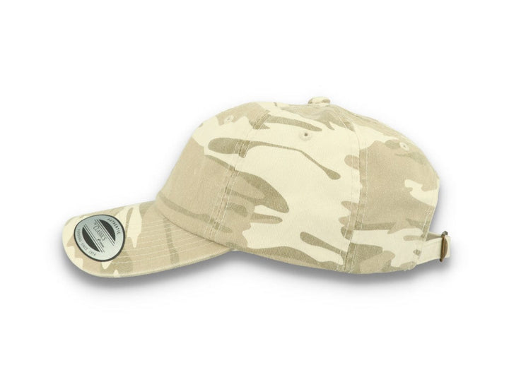Low Profile Camo Washed Cap 6245CW Desert Camo - LOKK