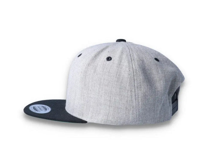 Yupoong Classic Snapback 6089MT Heather Grey/Black - LOKK