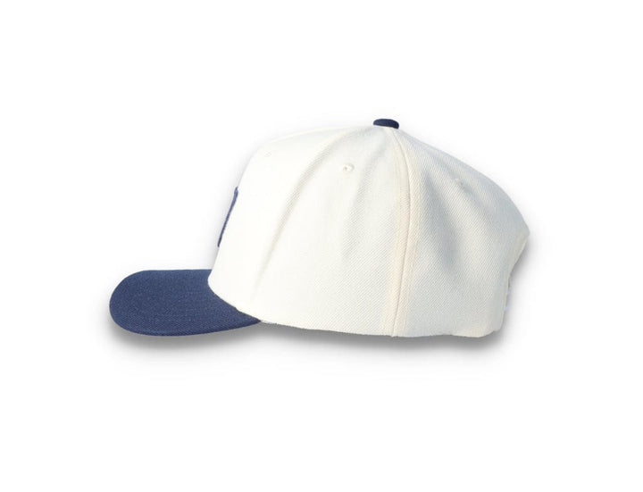 Snapback Cap White/Navy Linwood - LOKK