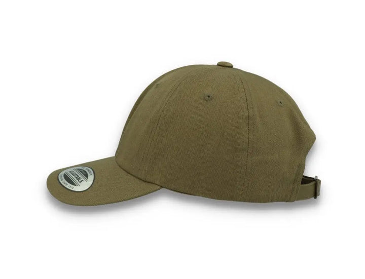 Buck Green Dad Cap Low Profile Cotton Twill - Yupoong 6245CM Buck - LOKK
