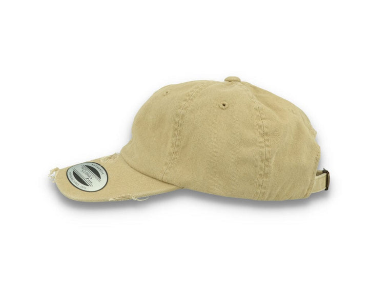 Low Profile Destroyed Cap Khaki 6245DC - LOKK