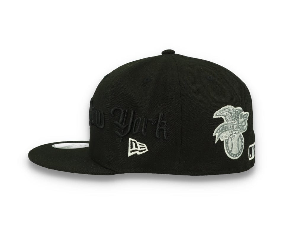 59FIFTY Script New York Yankees Black/White - LOKK