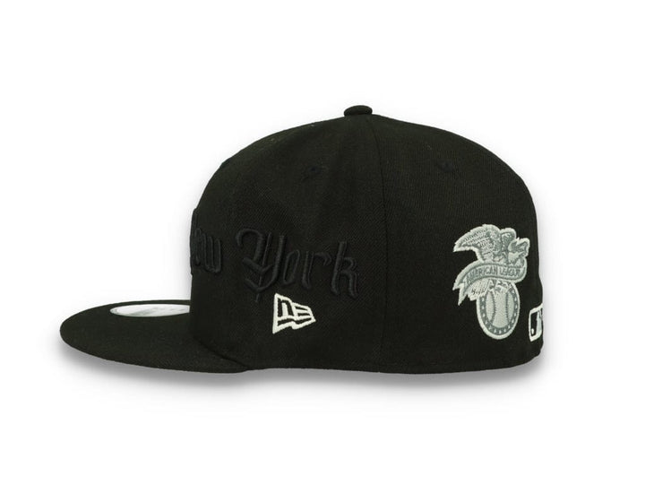 59FIFTY Script New York Yankees Black/White - LOKK