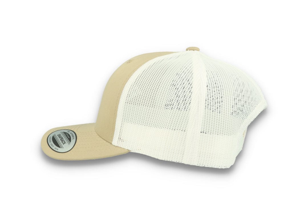 Flexfit 6606T Retro Trucker Khaki/White - LOKK