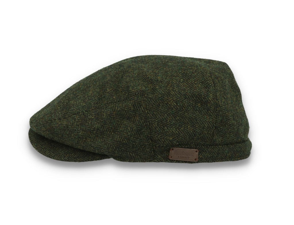 Barbour Barlow Flat Cap Grey Herringbone - LOKK