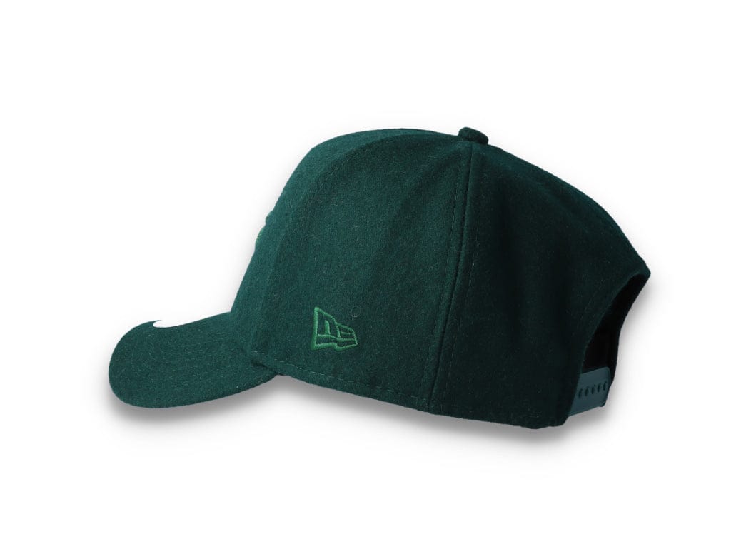 9FORTY A-Frame Melton Wool Oakland Athletics Dark Green - LOKK