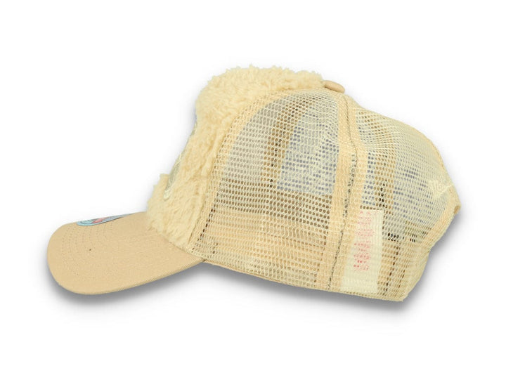 Trucker Cap NBA Sherpa Trucker Philadelphia 76ers Off White - LOKK