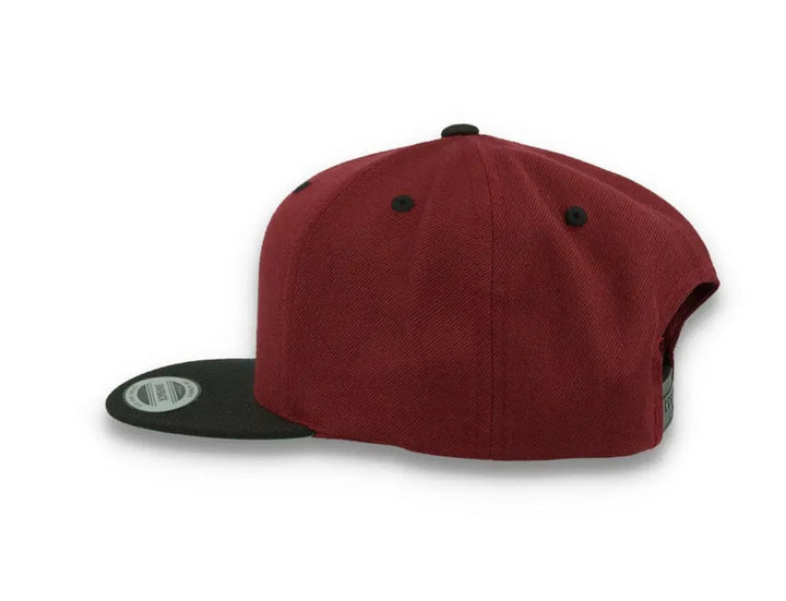 Yupoong Classic Snapback 6089MT Maroon/Black - LOKK