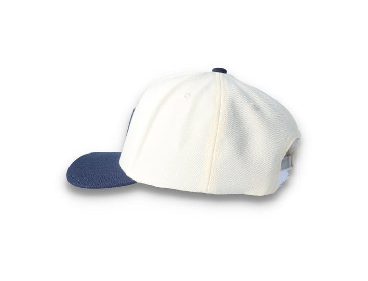 Snapback Cap White/Navy Linwood - LOKK
