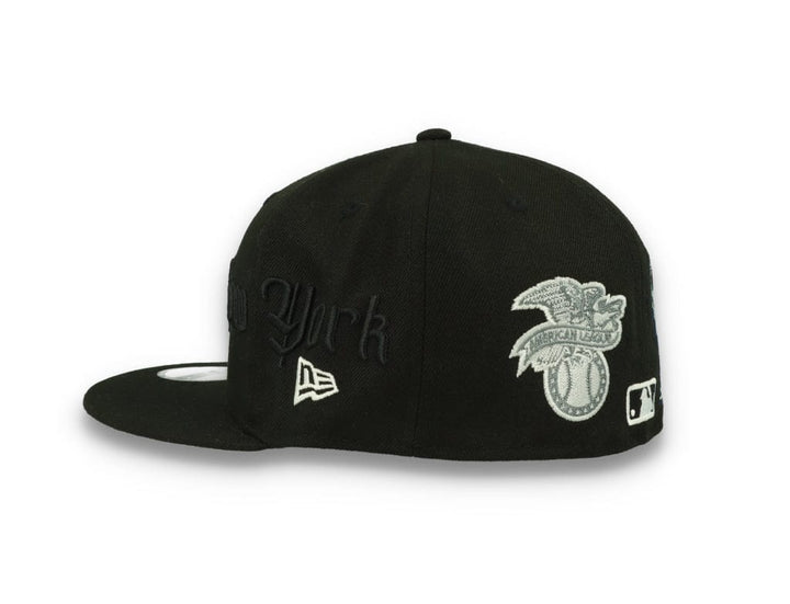 59FIFTY Script New York Yankees Black/White - LOKK