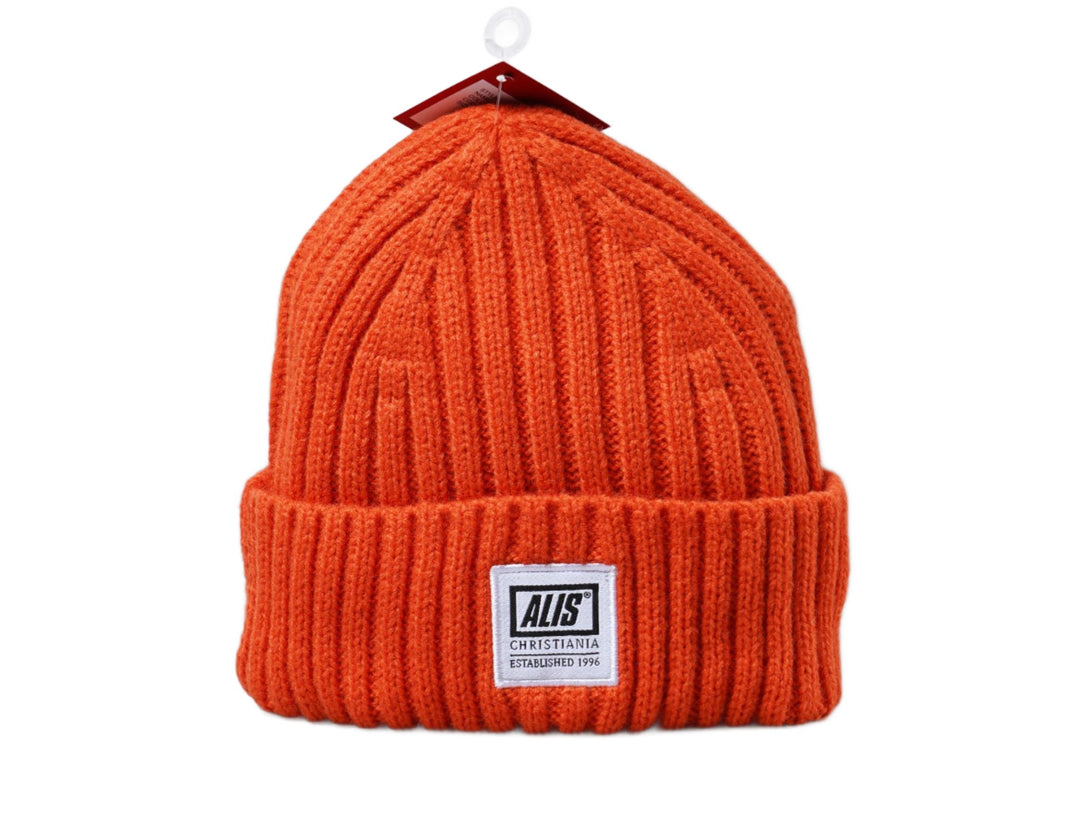 Beanie Cuff Lue Alis Fisherman Patch Beanie Orange Alis Cuff Beanie / Orange / One Size