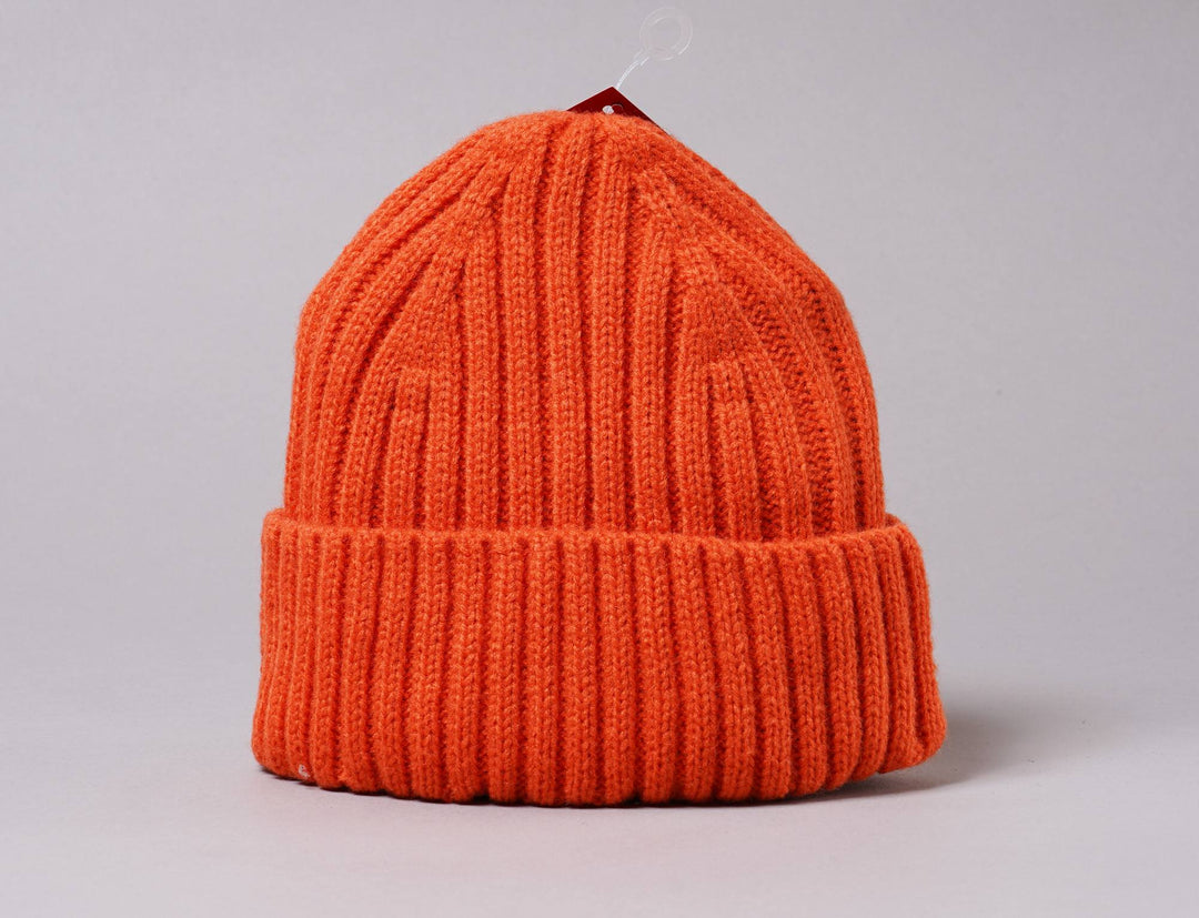Beanie Cuff Lue Alis Fisherman Patch Beanie Orange Alis Cuff Beanie / Orange / One Size