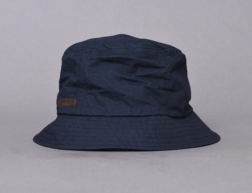 Hat Bucket Barbour Irvine Wax Sport Bucket Navy Barbour
