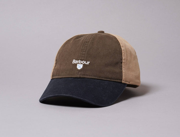 Cap Adjustable Cap Laytham Sports Cap Olive/Navy/Stone Barbour Adjustable Cap / Multi / One Size