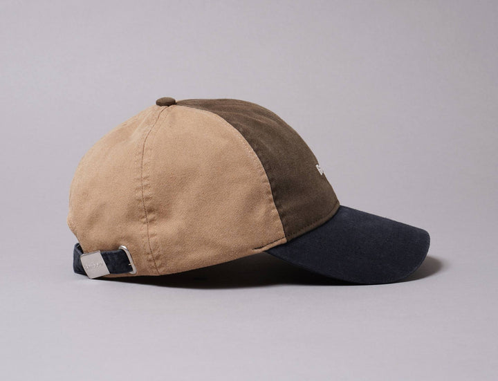 Cap Adjustable Cap Laytham Sports Cap Olive/Navy/Stone Barbour Adjustable Cap / Multi / One Size