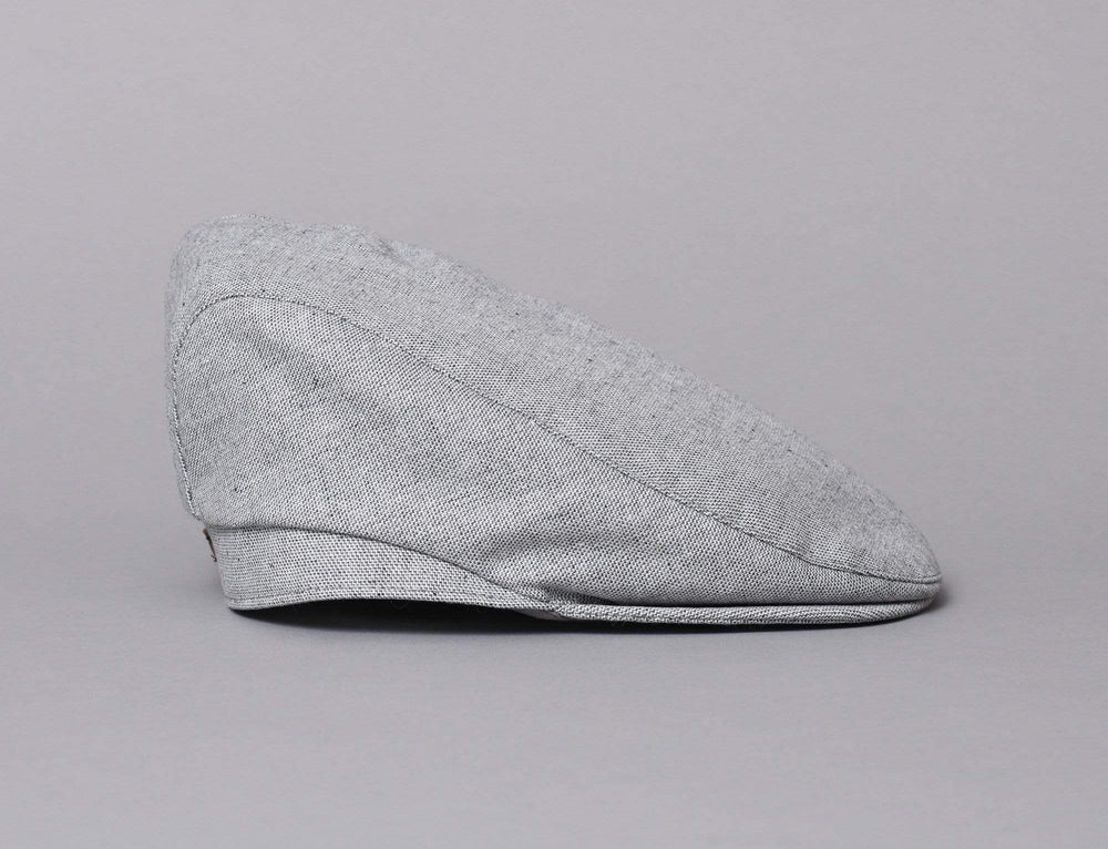 Cap Sixpence Barbour Hetton Flat Cap Light Grey Barbour