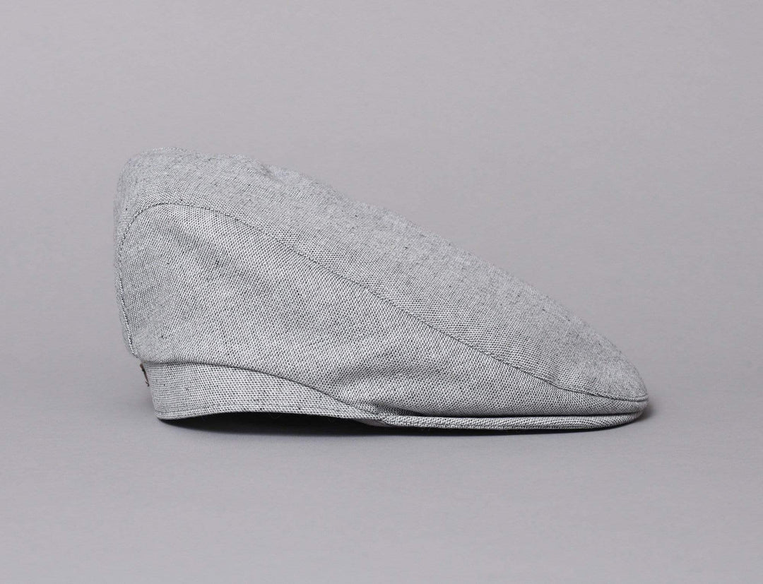 Cap Sixpence Barbour Hetton Flat Cap Light Grey Barbour