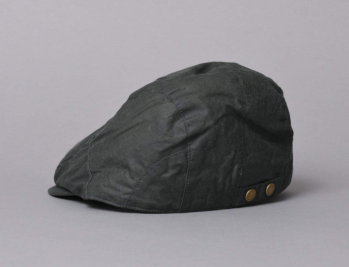 Cap Sixpence Barbour Lightweight Wax Flat Cap Light Forest Green Barbour