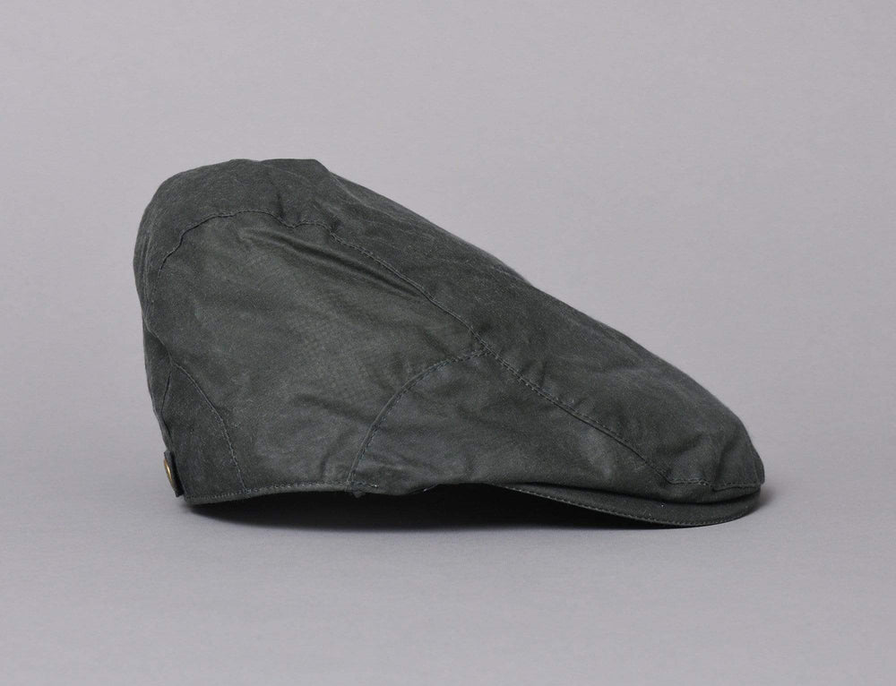Cap Sixpence Barbour Lightweight Wax Flat Cap Light Forest Green Barbour