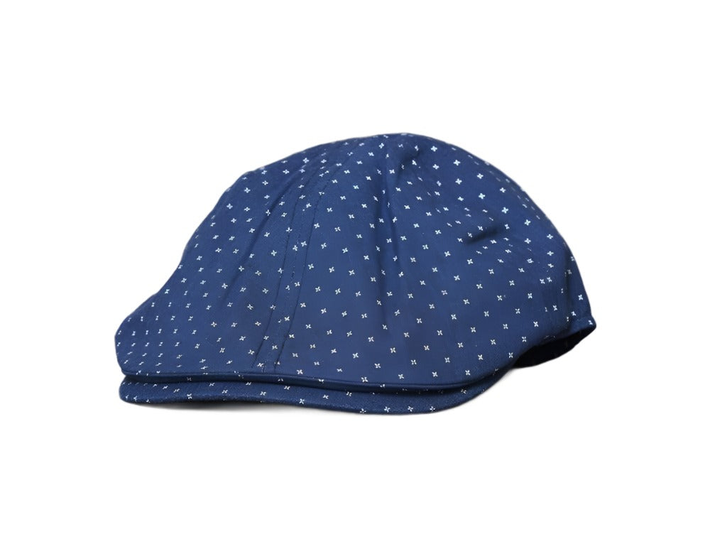 Cap Sixpence Barbour Roker Flat Cap Navy Barbour