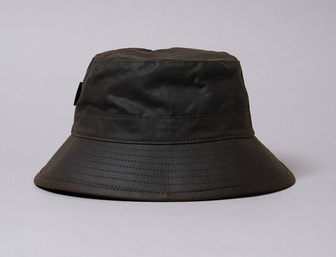 Hat Bucket Barbour Wax Sports Hat Olive Barbour