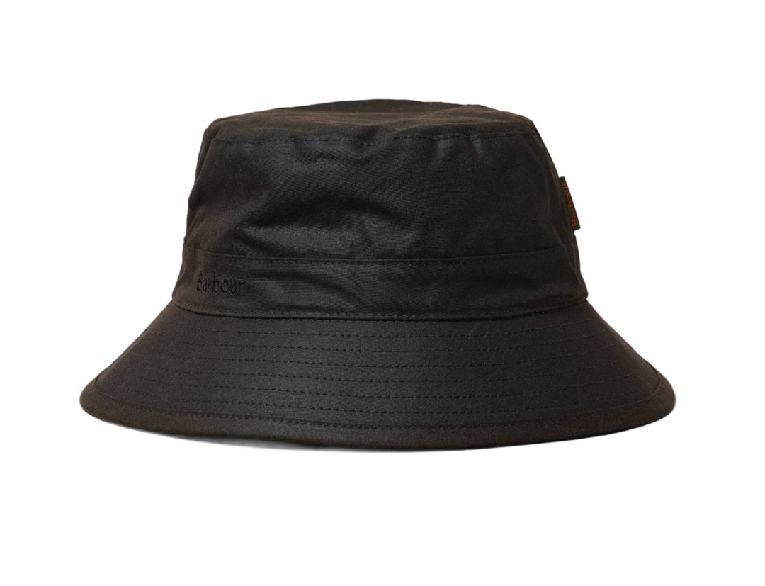 Hat Bucket Barbour Wax Sports Hat Olive Barbour